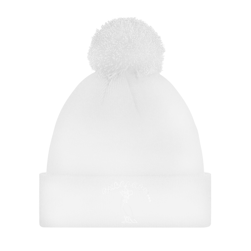 GALALALA Bommelmütze Weiß