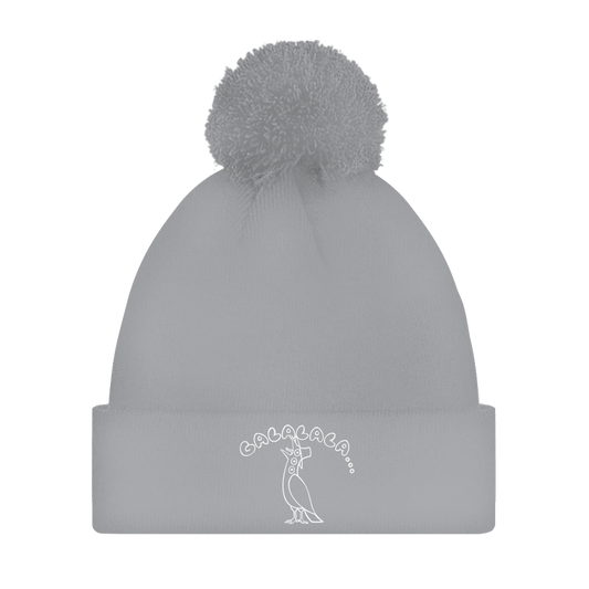 GALALALA Bommelmütze Weiß