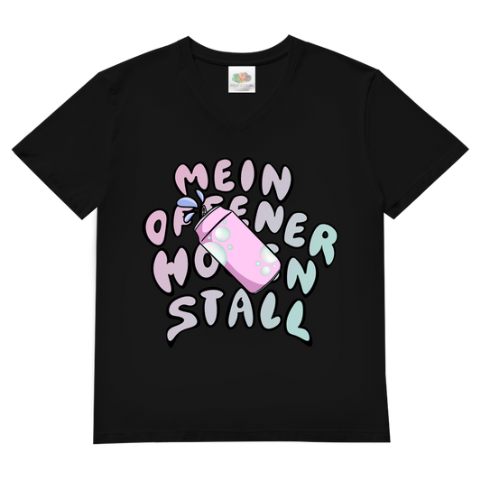 Mein Offener Hosenstall Herren Basic V-Neck T-Shirt