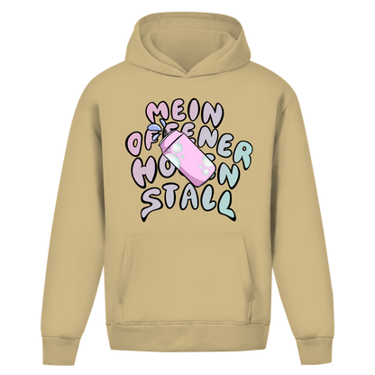 Mein Offener Hosenstall Unisex Oversize Hoodie Ohne Kordel