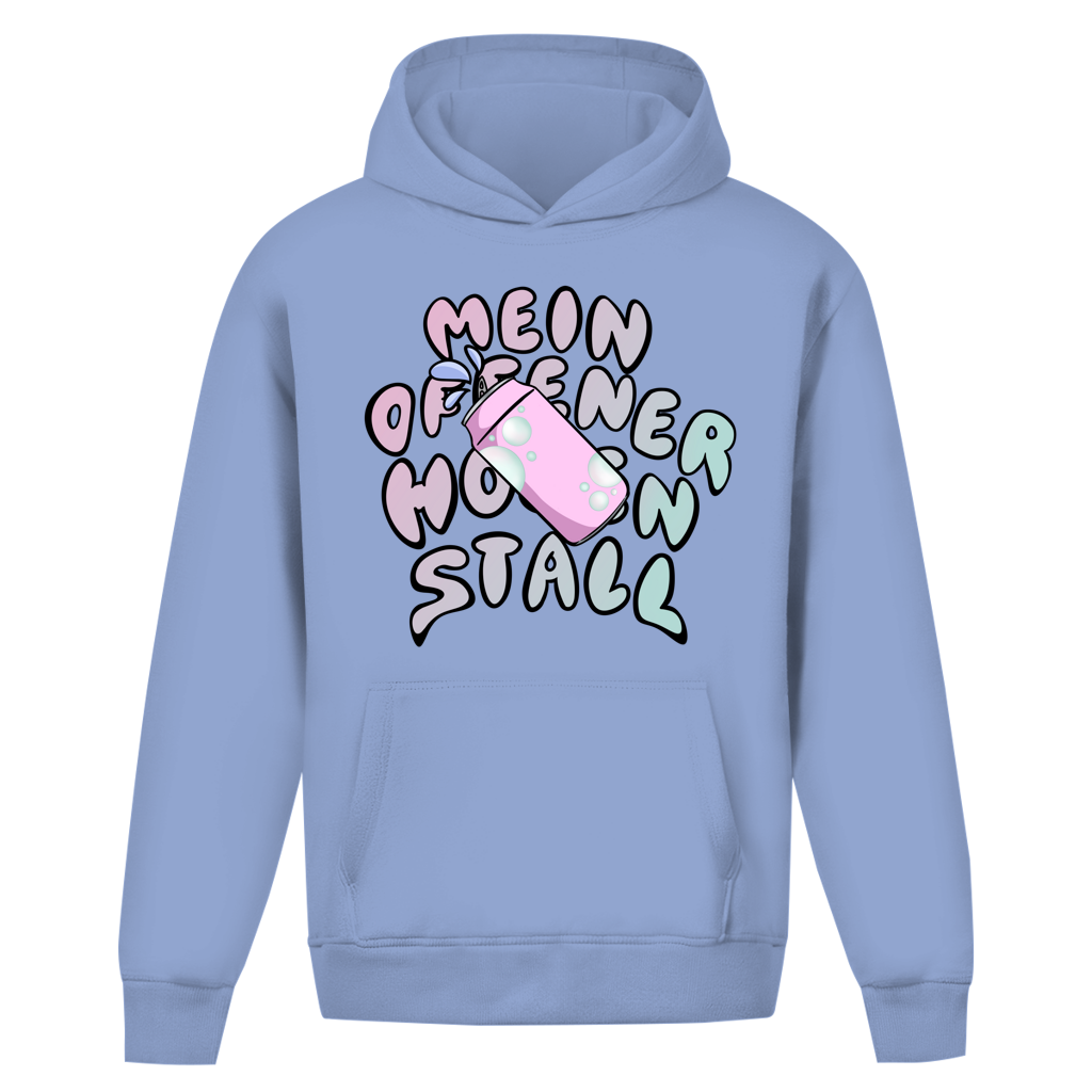 Mein Offener Hosenstall Unisex Oversize Hoodie Ohne Kordel