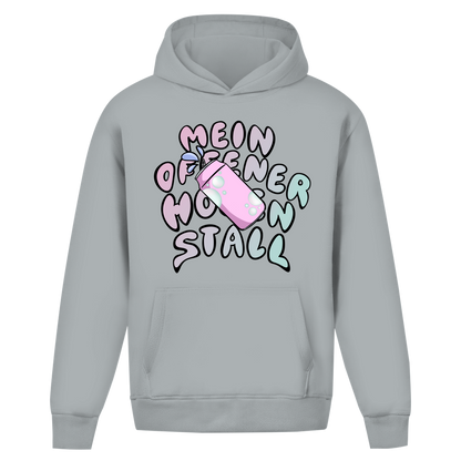 Mein Offener Hosenstall Unisex Oversize Hoodie Ohne Kordel