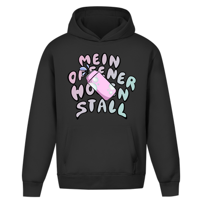 Mein Offener Hosenstall Unisex Oversize Hoodie Ohne Kordel