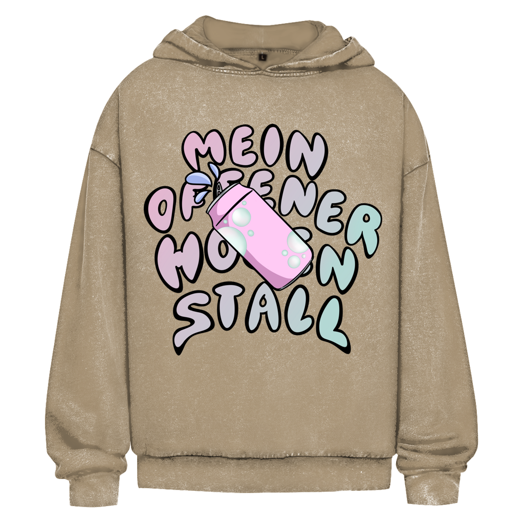 Mein Offener Hosenstall Oversize Hoodie - Washed - Premium Merch