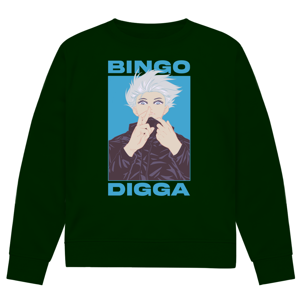 Bingo Digga Herren Premium Bio Sweatshirt