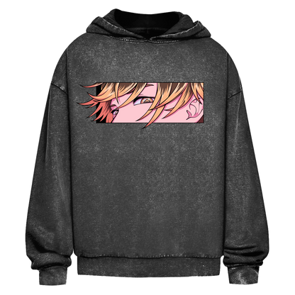 Tay Eyes Oversize Hoodie - Washed - Premium Merch