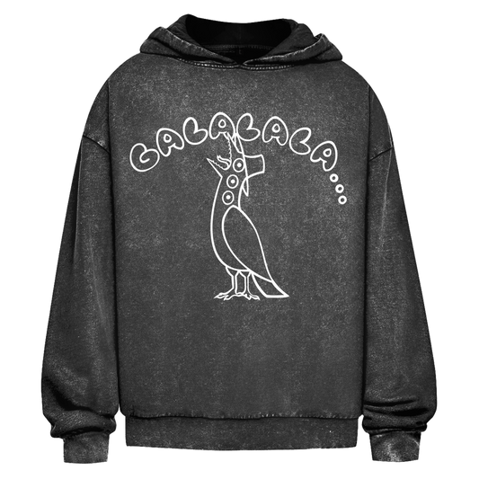 GALALALA Oversize Hoodie - Washed - Premium Merch