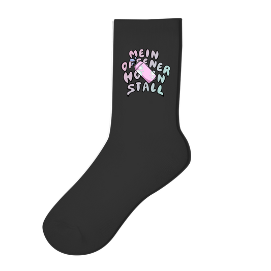 Mein Offener Hosenstall Socken - Crew Socken